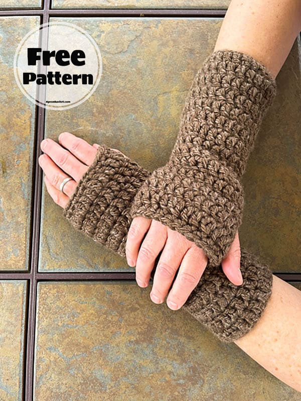 Easy Fingerless Glove Crochet Pattern