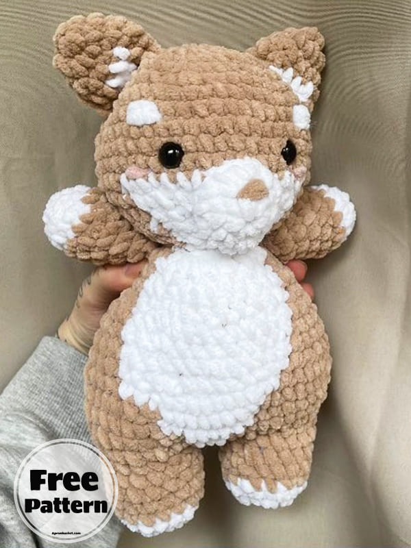 Free PDF Crochet Dog Shiba Amigurumi Pattern (2)