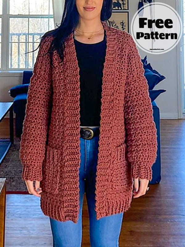 18 Easy Free Crochet Cardigan Patterns 2024