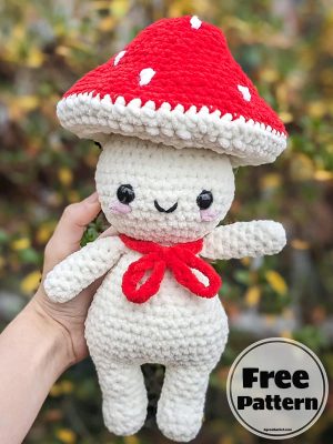 Mushroom Boy Amigurumi Doll Free PDF Pattern