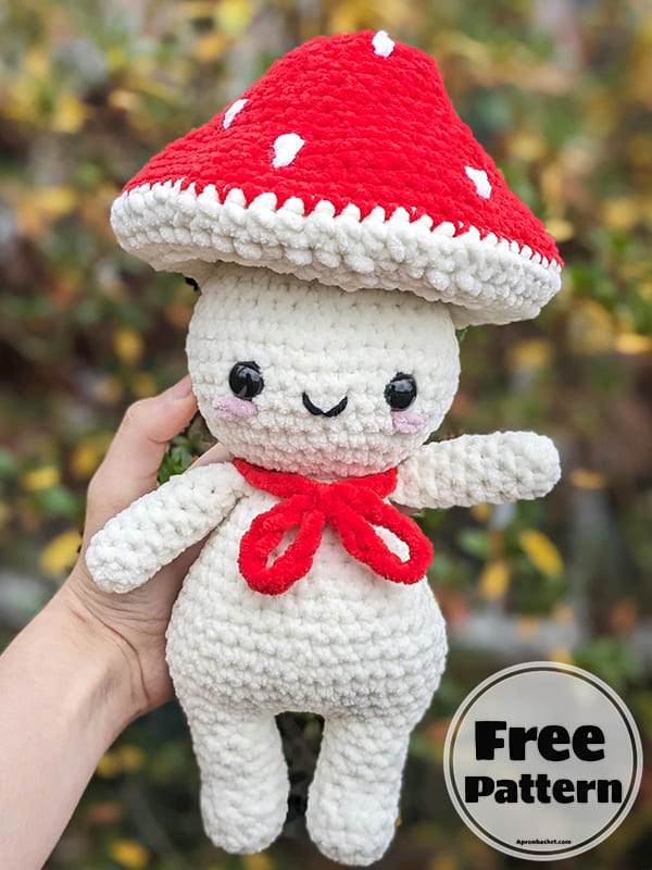 Mushroom Boy Amigurumi Doll Free Pattern (2)