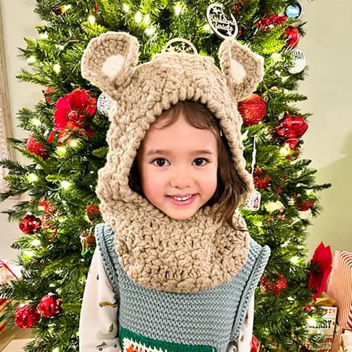 Free Crochet Bear Hood Pattern