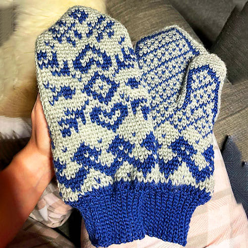 Hearts Easy Mittens To Crochet Pattern Free