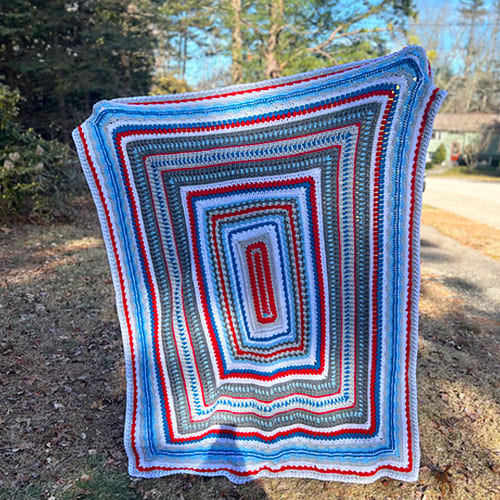 Square Crochet Pattern Blanket Afghan Unique Free