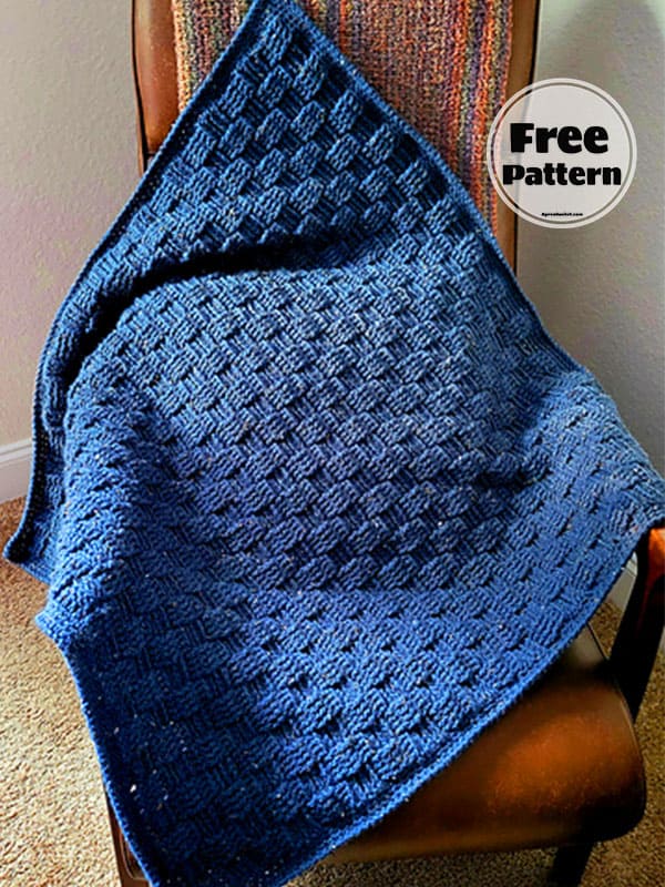 Baby Blanket Crochet Stitches Basket Weave Free Pattern