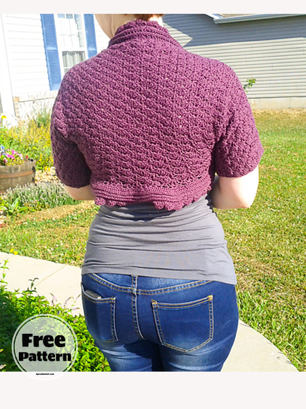 Bolero Crochet Shell Pattern Free PDF