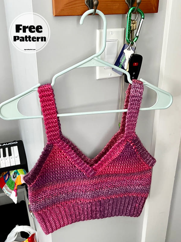 Comfy Free Top Crop Crochet Pattern