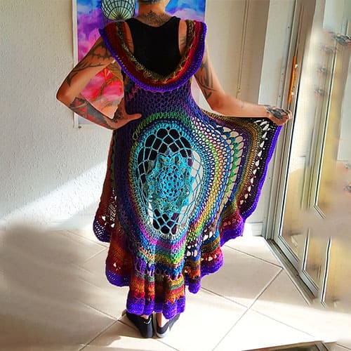 Crochet Mandala Vest Pattern Free