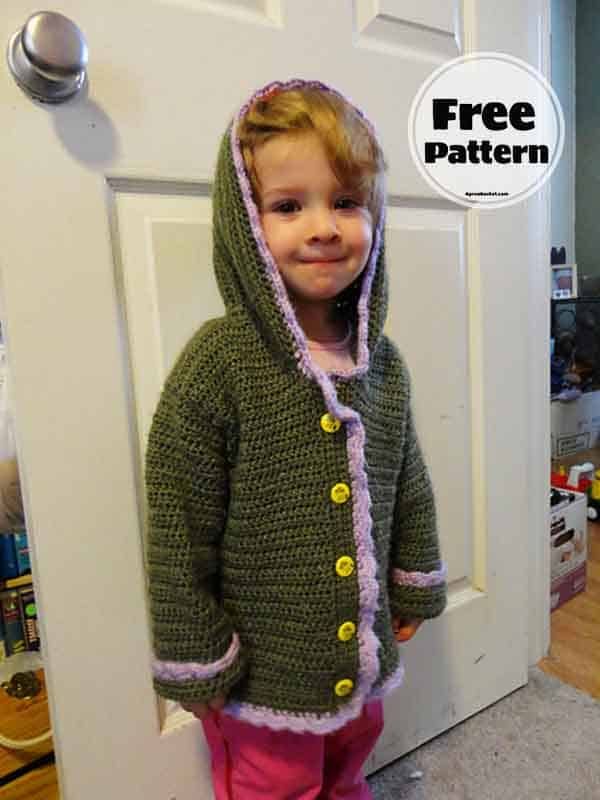 Cute Free Crochet Hoodie Pattern Child