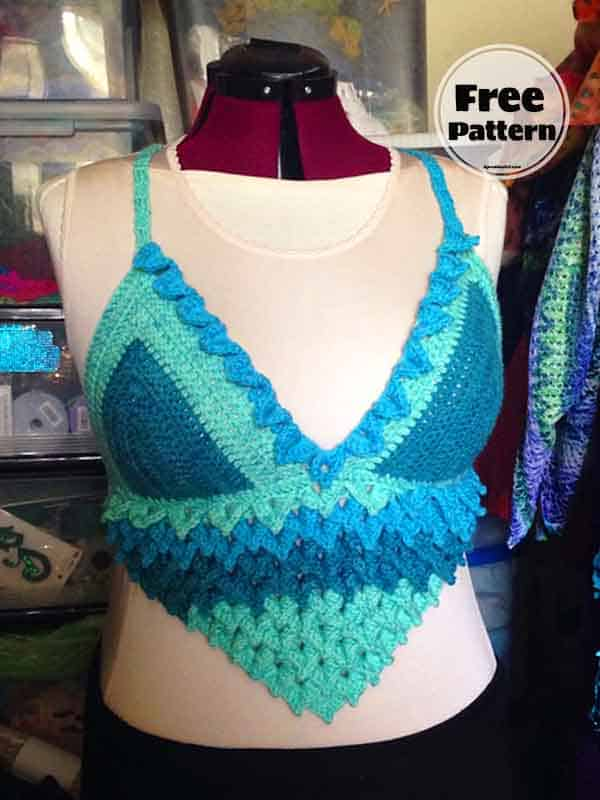 Dragon Free Halter Neck Crochet Top Pattern 