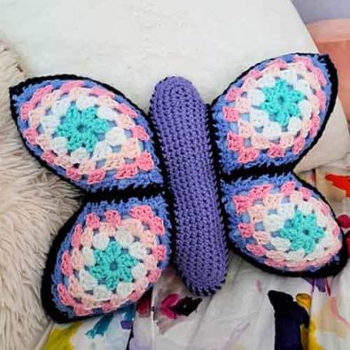 granny-square-crochet-butterfly-pillow-free-pattern
