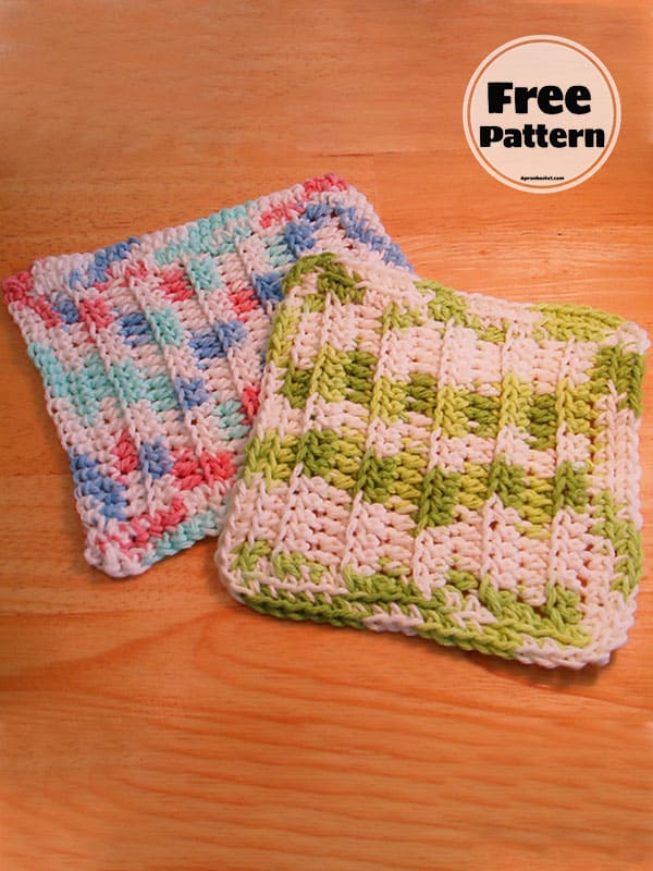 Natural Free Crochet Pattern Washcloth