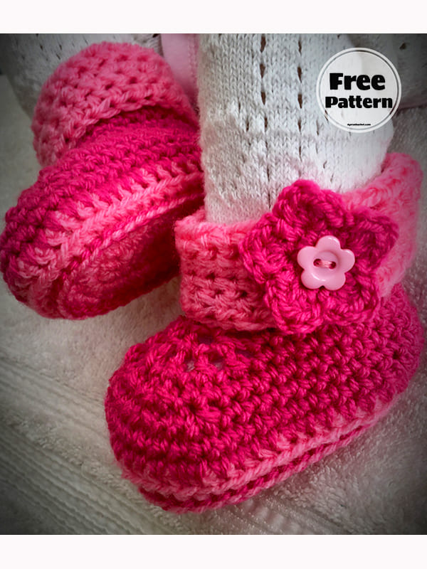 Tiny Baby Booties Crochet Free Pattern