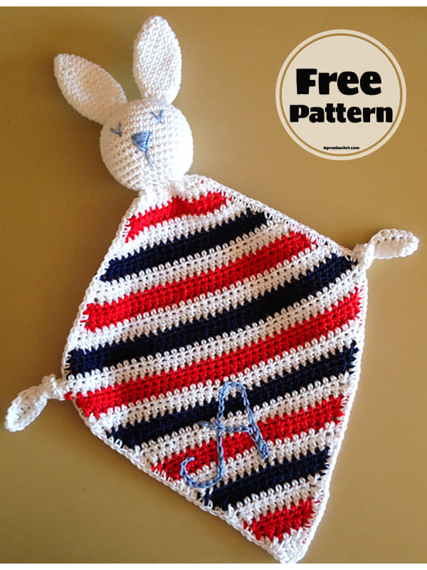 easy bunny lovey crochet pattern