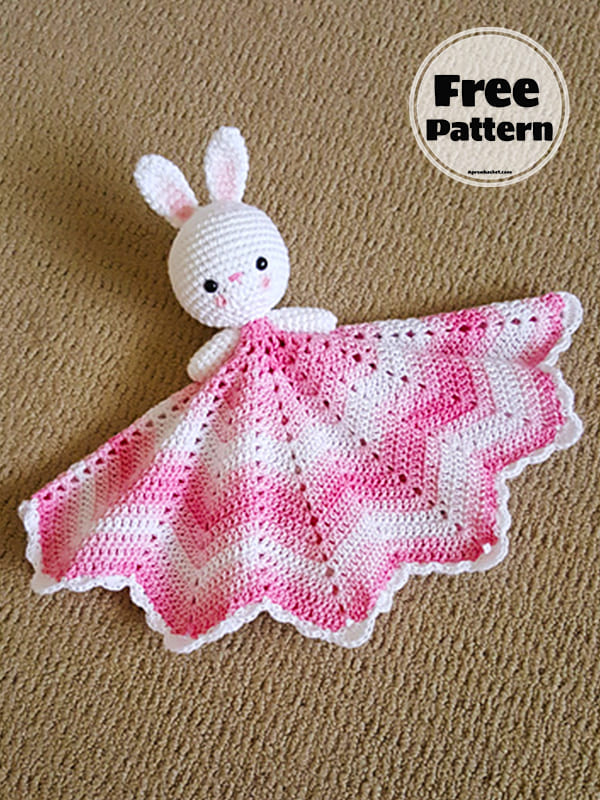 security blanket bunny lovey crochet pattern