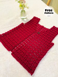 Beach Walk Crochet Women's Vest Pattern Free