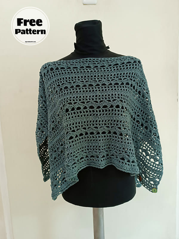Beautiful Fairy Crochet Top Bolero Free Pattern 