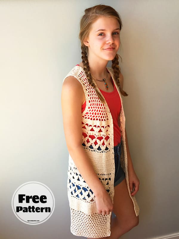 Best Crochet Summer Vest Free Pattern
