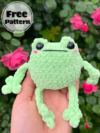 Chubby Crochet Tiny Frog Free Pattern