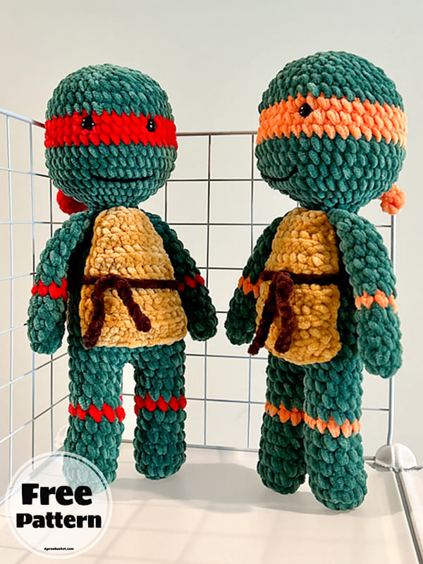 Crochet Ninja Turtle Free PDF Pattern (2)