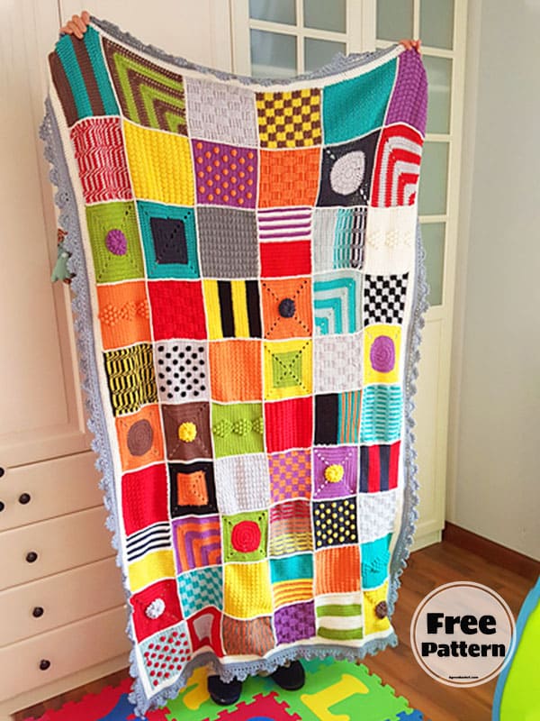 Easy Edging For Crochet Blanket Pattern Free