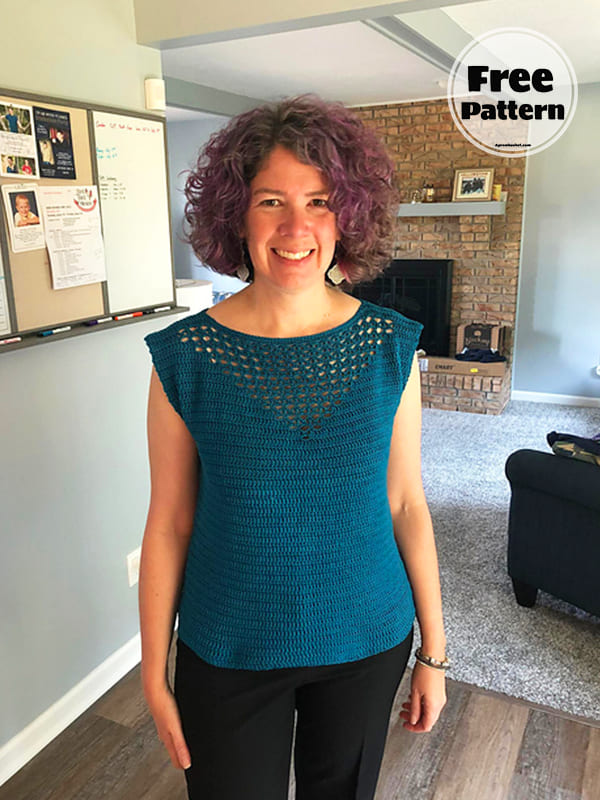 Free Crochet Tank Top Pattern For Beginners 