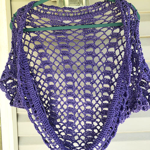 Lacy Summer Crochet Shrug Free Pattern