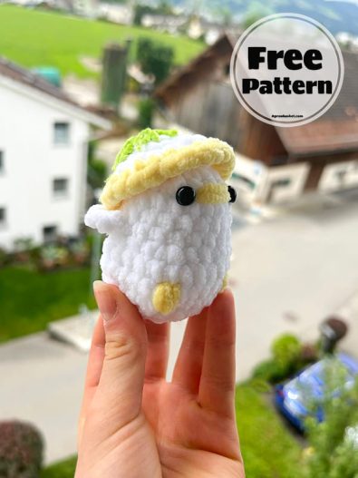 Mini Lemon Crochet Chick Free Pattern