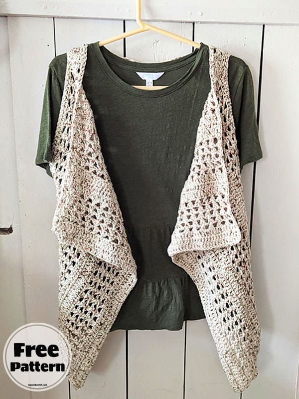 Summer Crochet Vest Free Pattern Easy