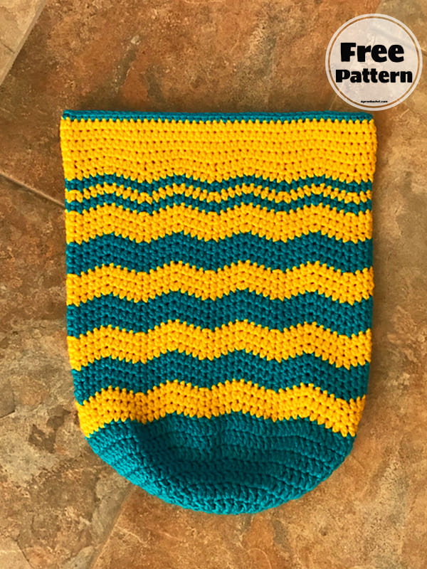 Zigzag Easy Crochet Baby Cocoon Pattern Free 