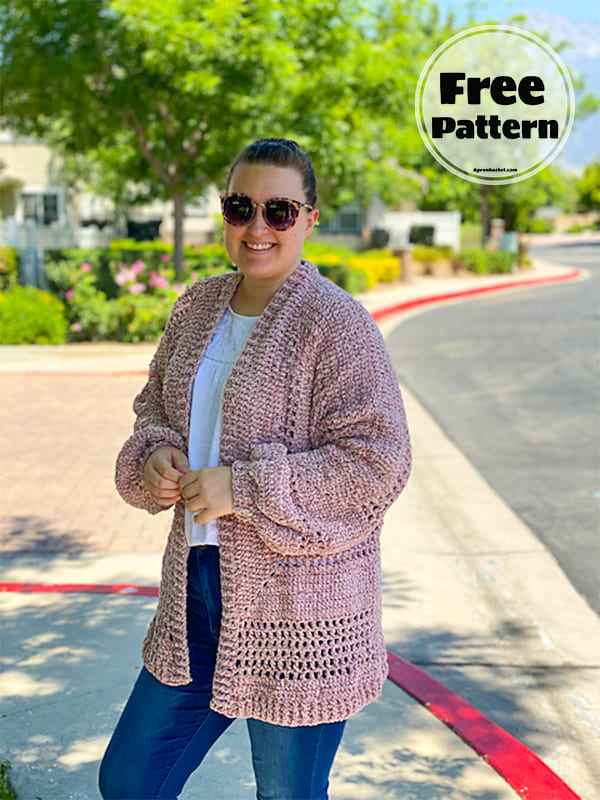 oversized hexagon crochet cardigan free pattern (2)