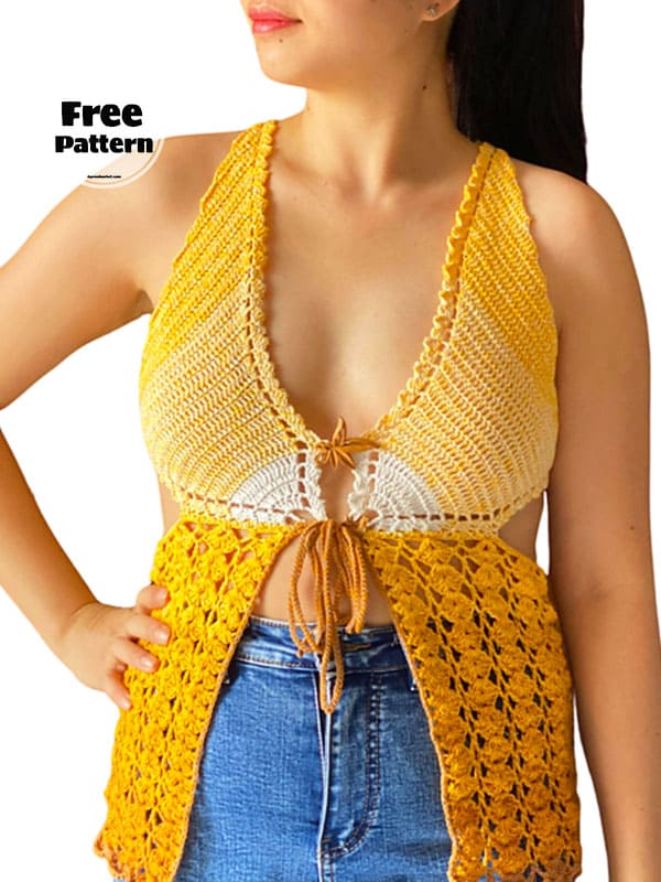 Lace Crochet Butterfly Top Pattern Pattern Free