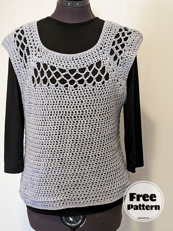 Midnight Easy Crochet Top Pattern Free