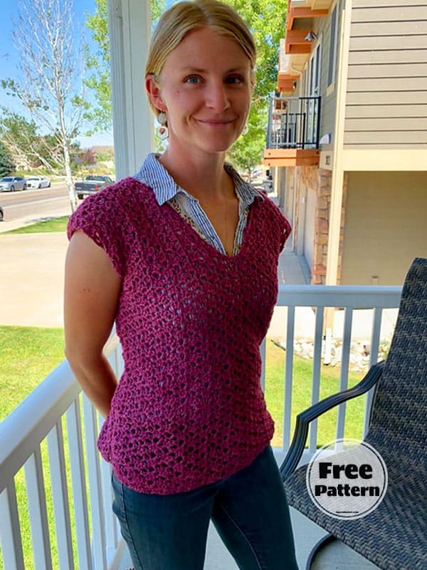 Sweetpea Free Crochet Summer Top Pattern