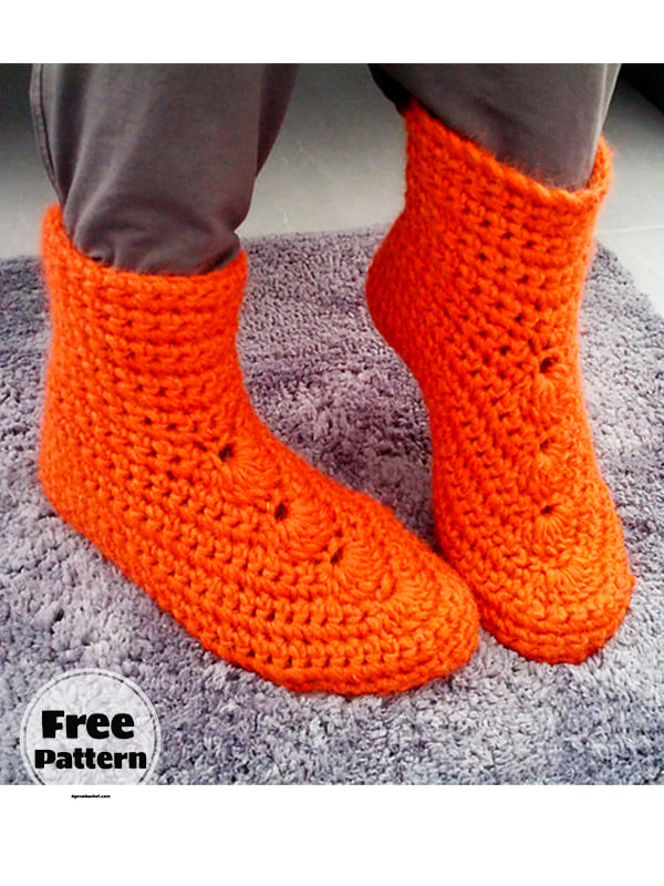 Easy Pattern For Crochet Slippers Free Pattern 