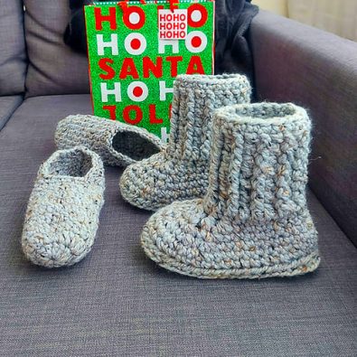 plush-crochet-house-slippers-free-pattern