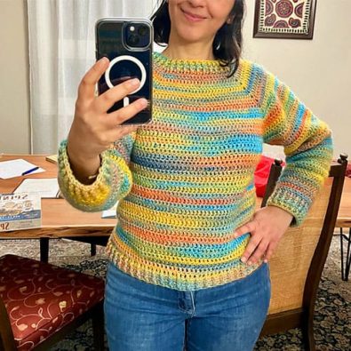 multicolored-crochet-raglan-sweater-free-pattern