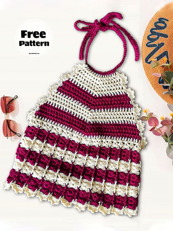 Summer Crochet Halter Top PDF Free Pattern